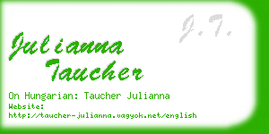 julianna taucher business card